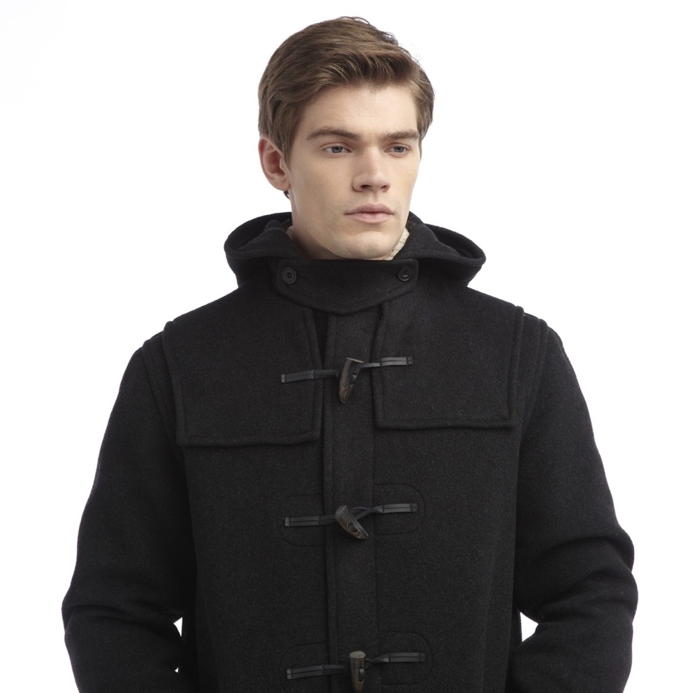 GAP Kids Vintage Black Winter Toggle Coat